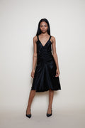 John Galliano black dress