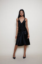 John Galliano black dress