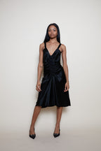 John Galliano black dress