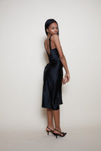 John Galliano black dress