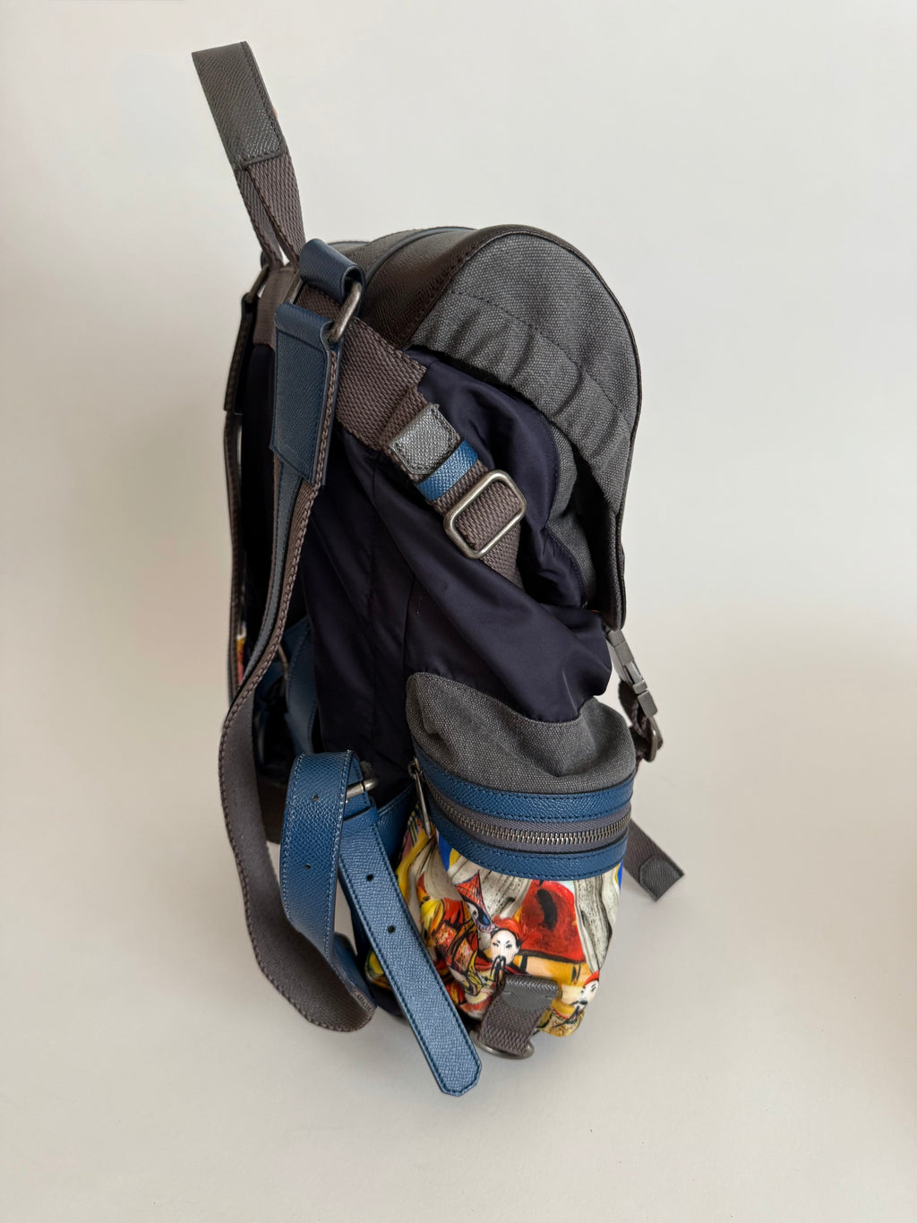 Dolce & Gabbana SS 2016 Backpack multicolor Sicily Runway