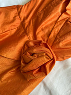 Bernshaw mini orange dress 80s