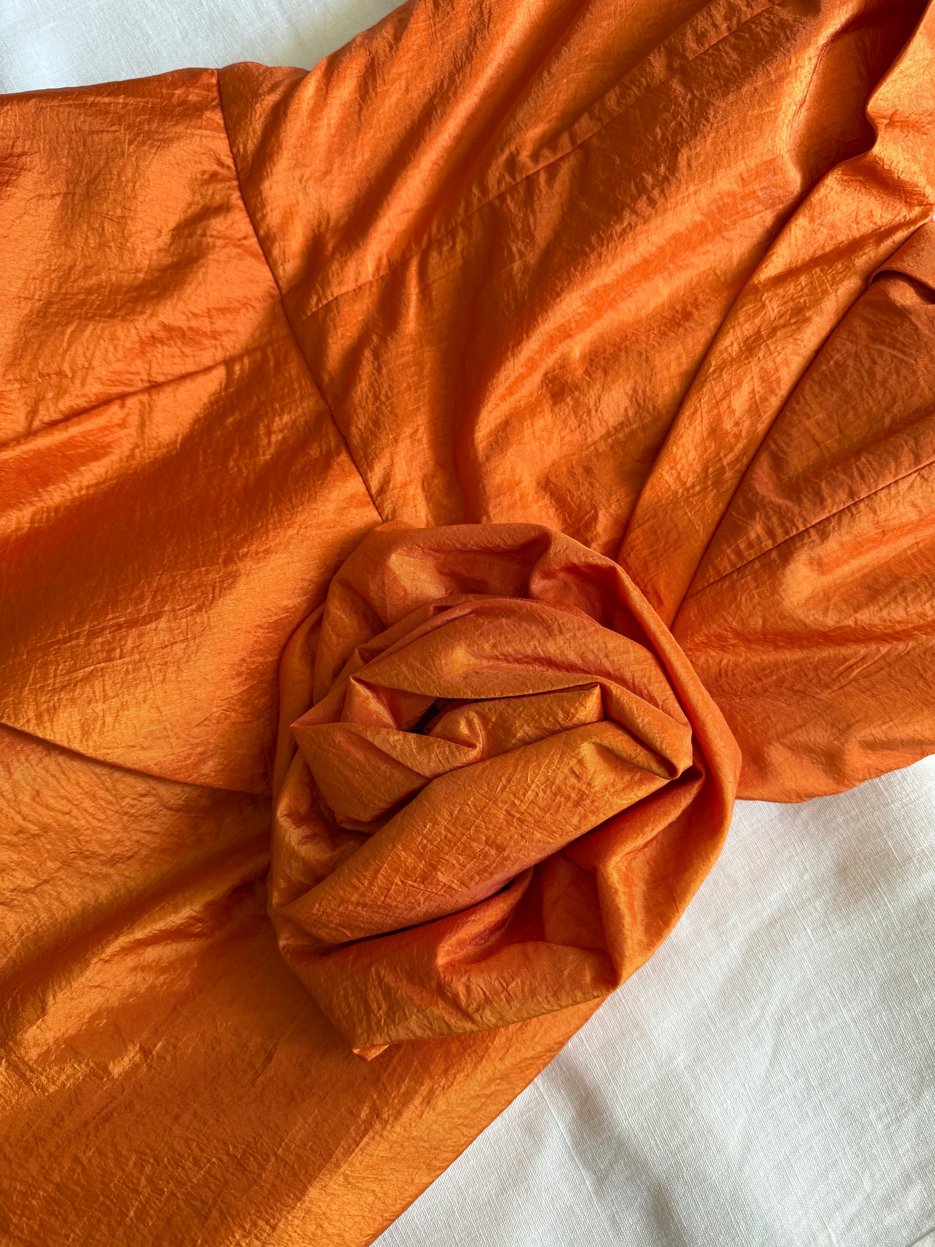 Bernshaw mini orange dress 80s
