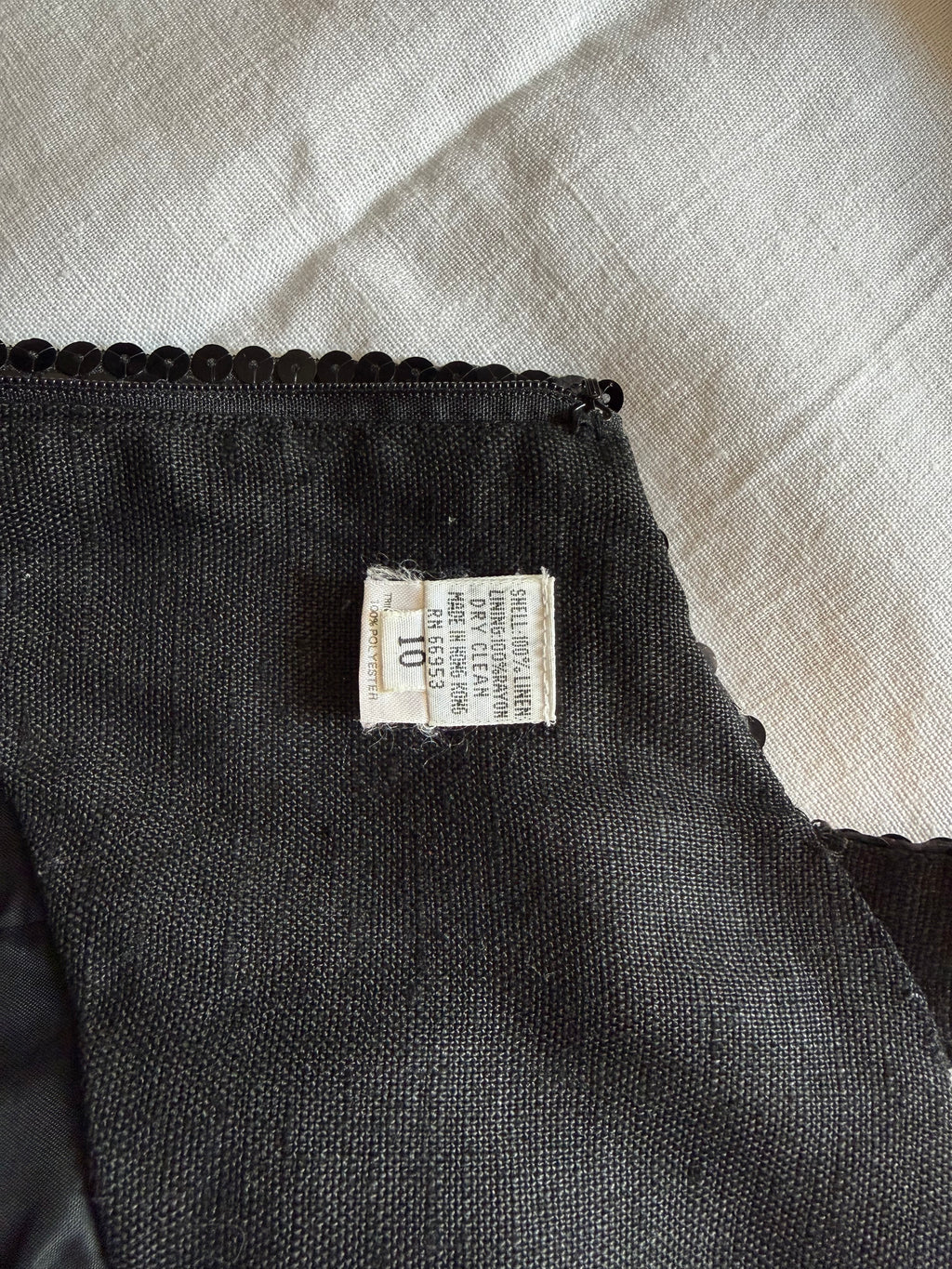 Albert Nipon mini black dress