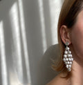 925 vintage silver earrings from 70s80s