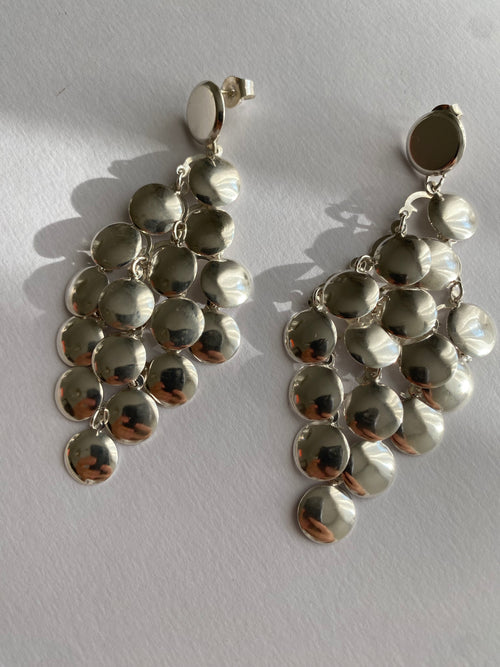 925 vintage silver earrings from 70/80s