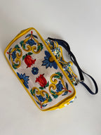 Dolce & Gabbana SS 2017 maiolica bucket bag canvas