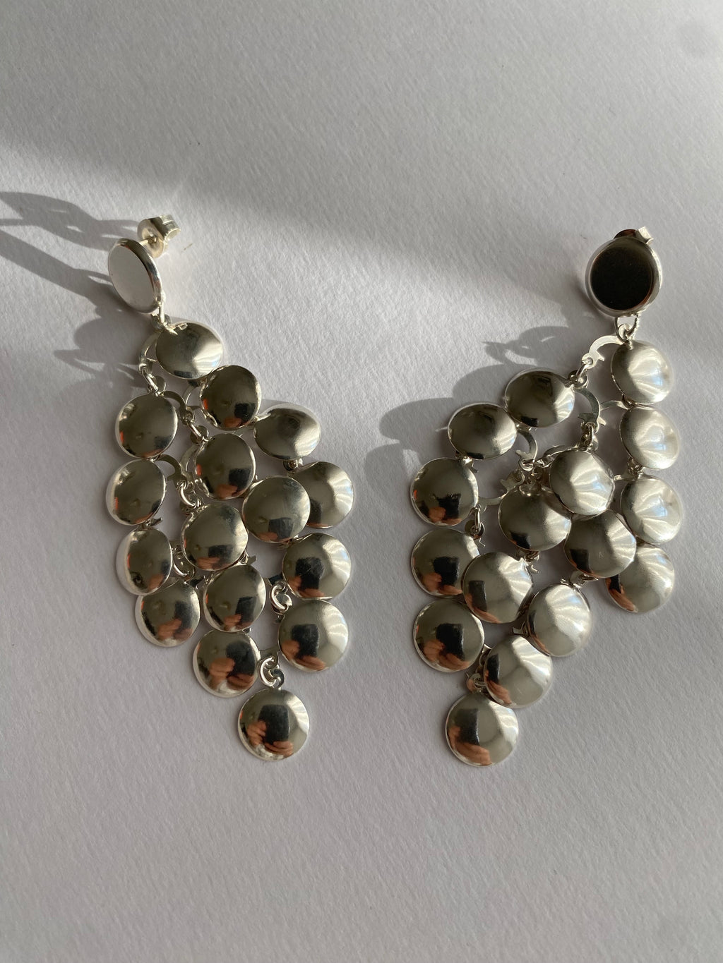 925 vintage silver earrings from 70s80s