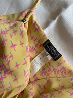 Gianni Versace S/S 1999 mini flamingos dress