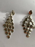 925 vintage silver earrings from 70s80s