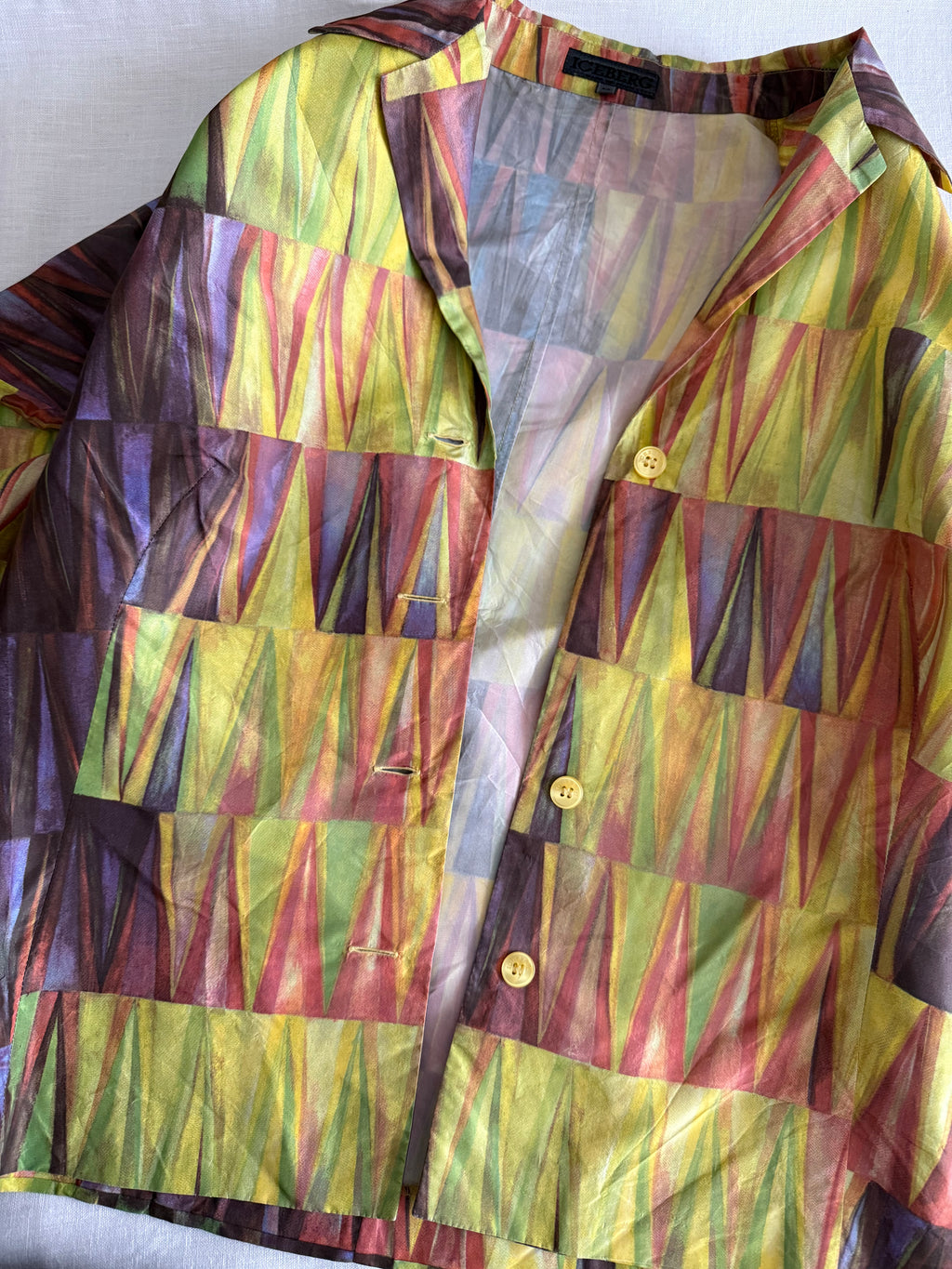 Iceberg S/S 1999 silk jacket
