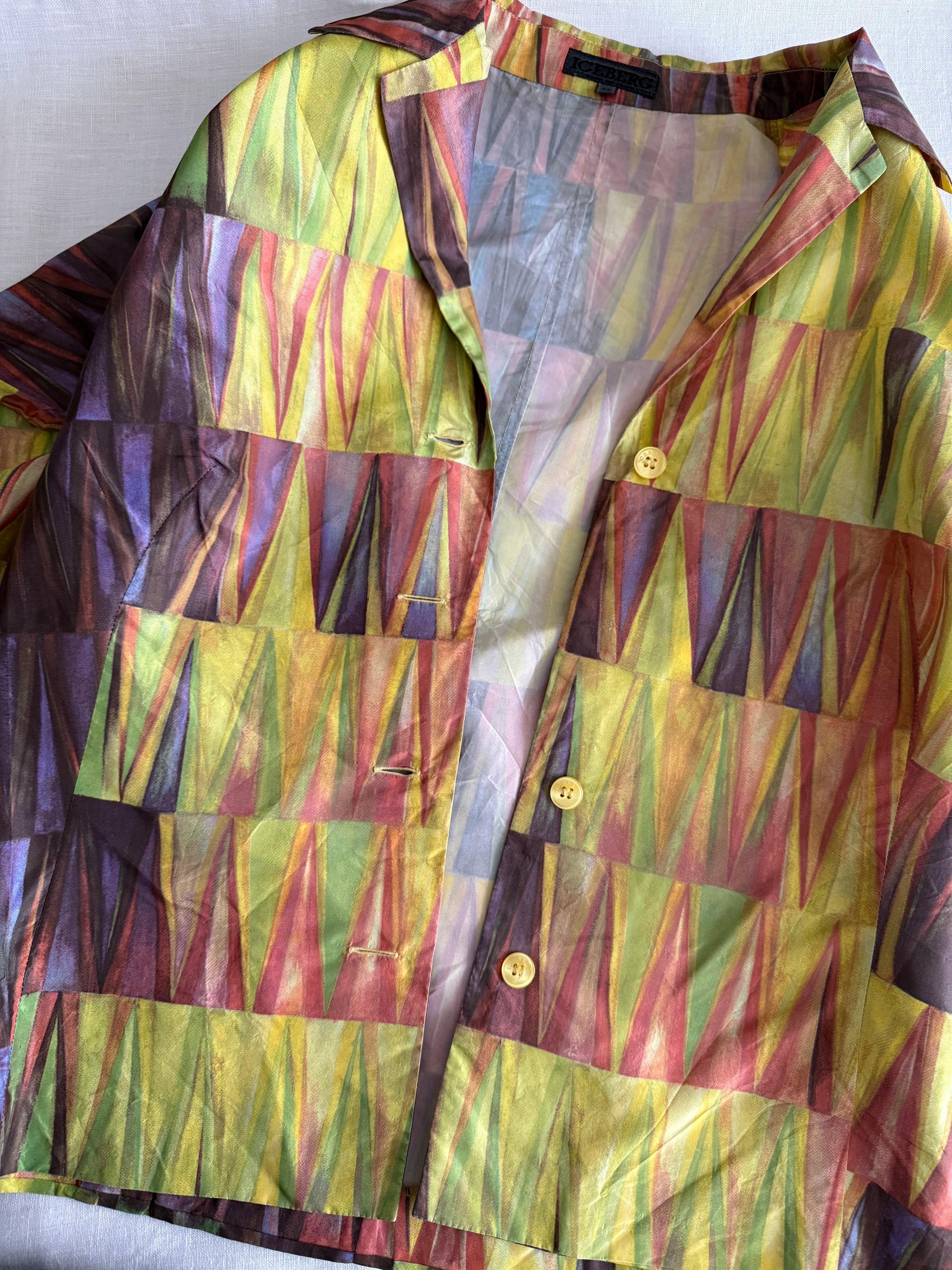 Iceberg S/S 1999 silk jacket