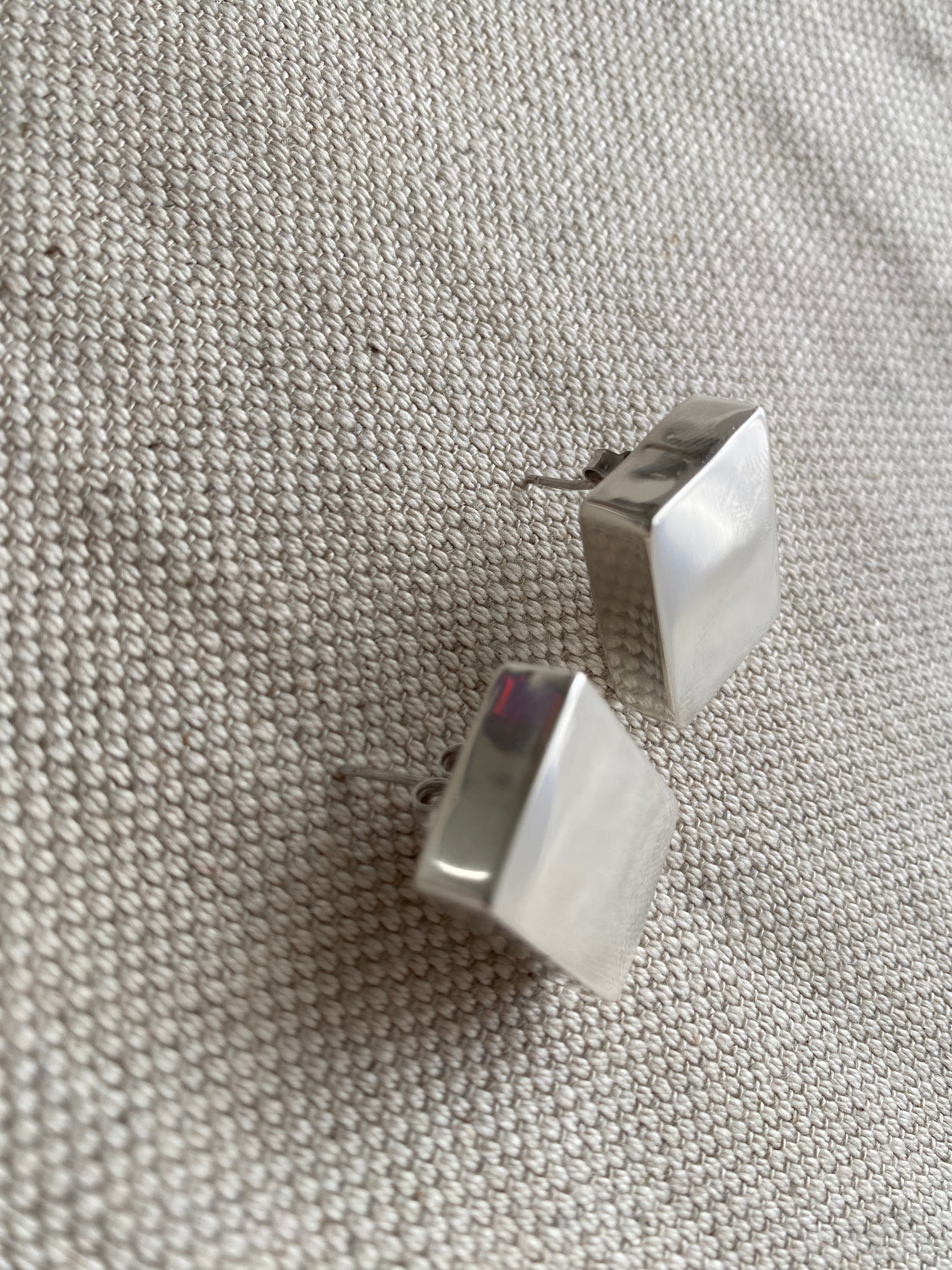 925 silver 80s earrings vintage
