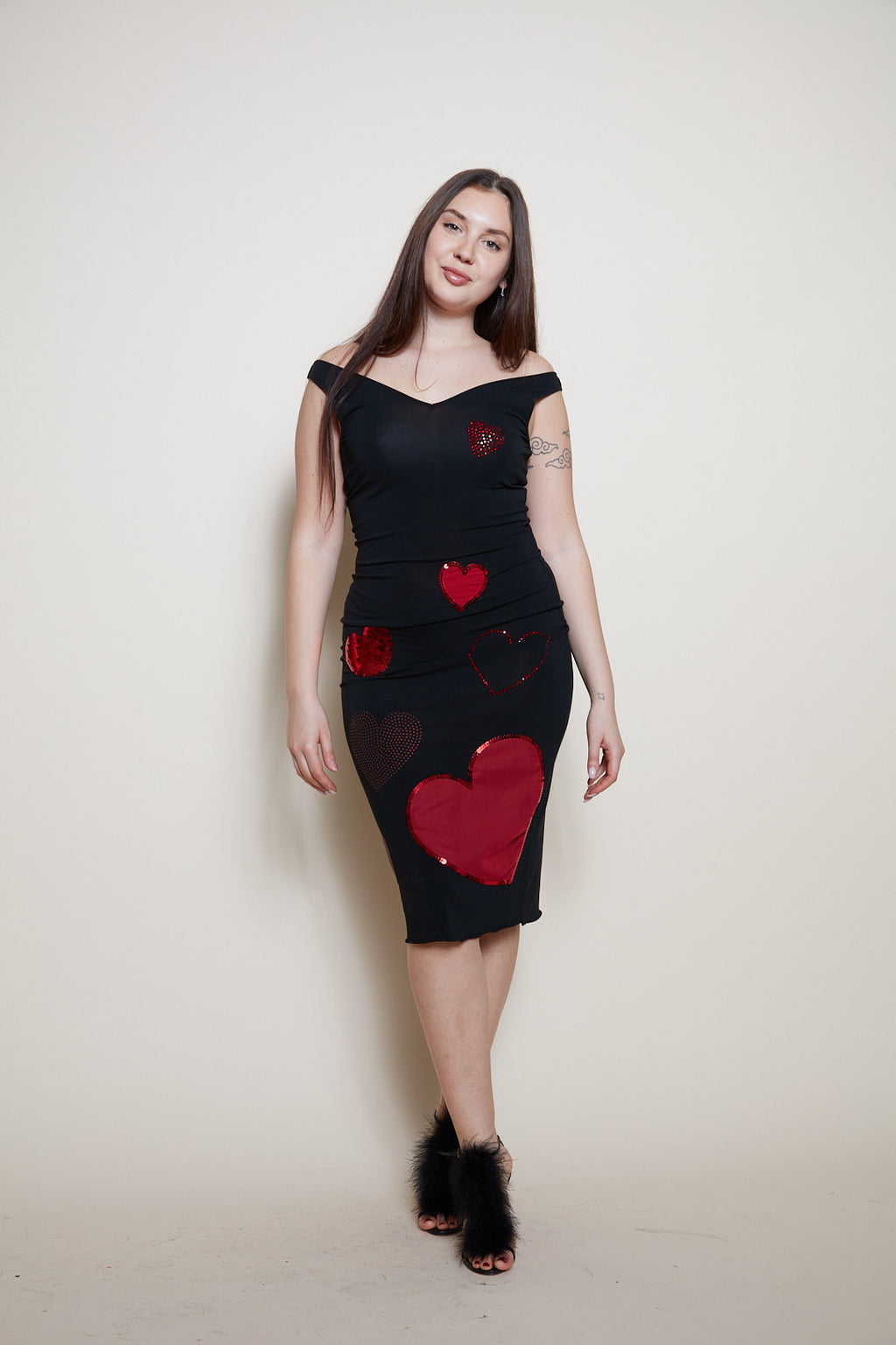 Moschino heart love dress