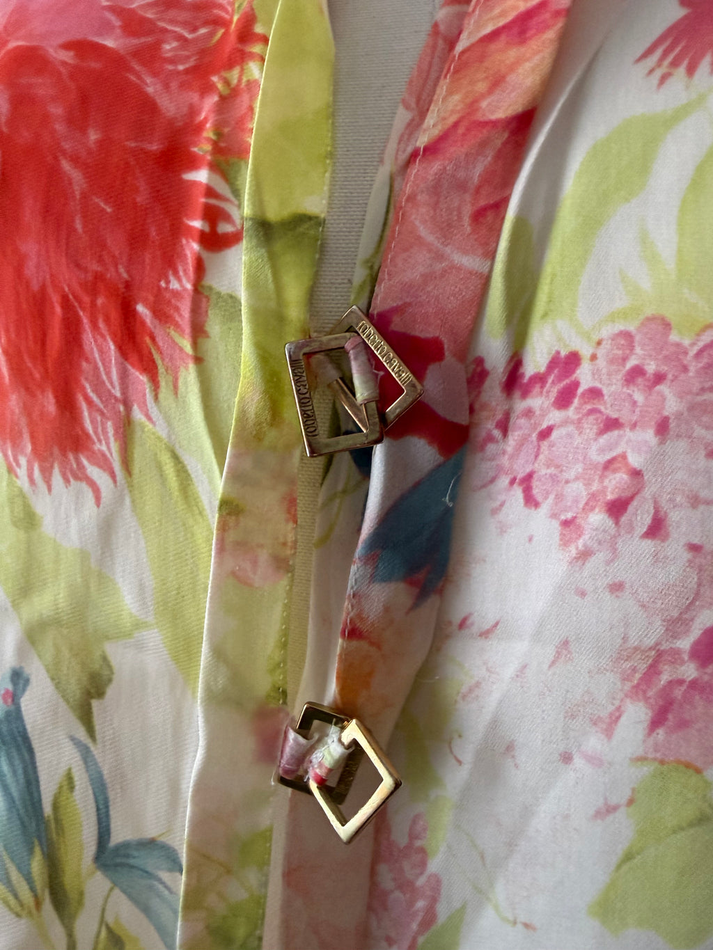 Roberto Cavalli SS 2000 silk floral shirt