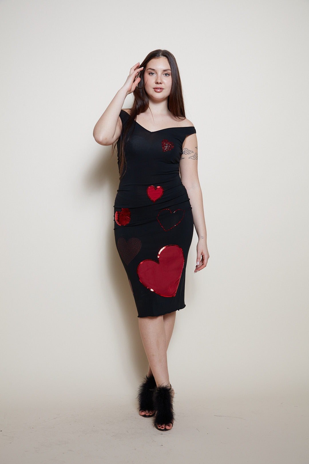 Moschino heart love dress