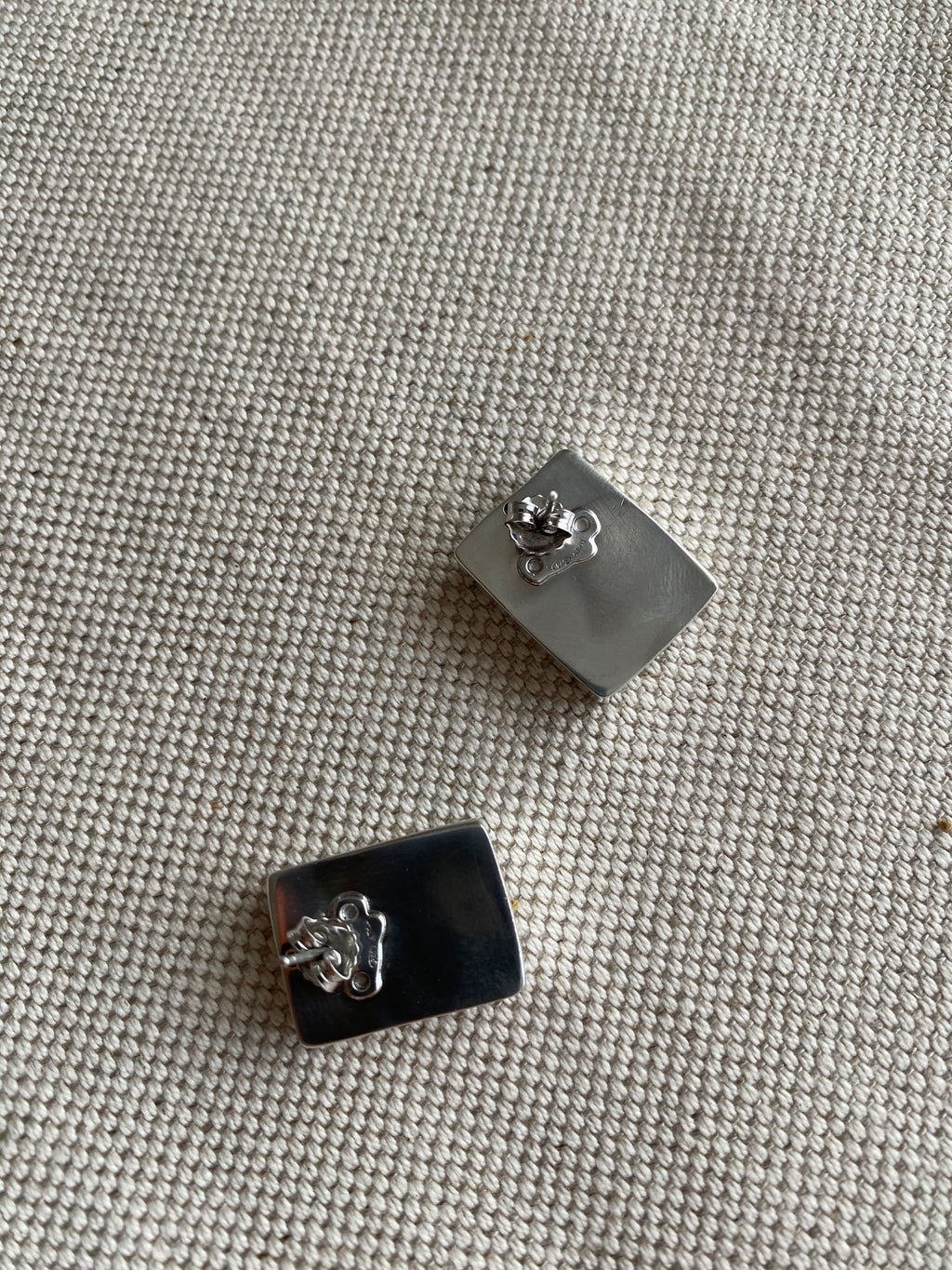 925 silver 80s earrings vintage