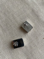 925 silver 80s earrings vintage