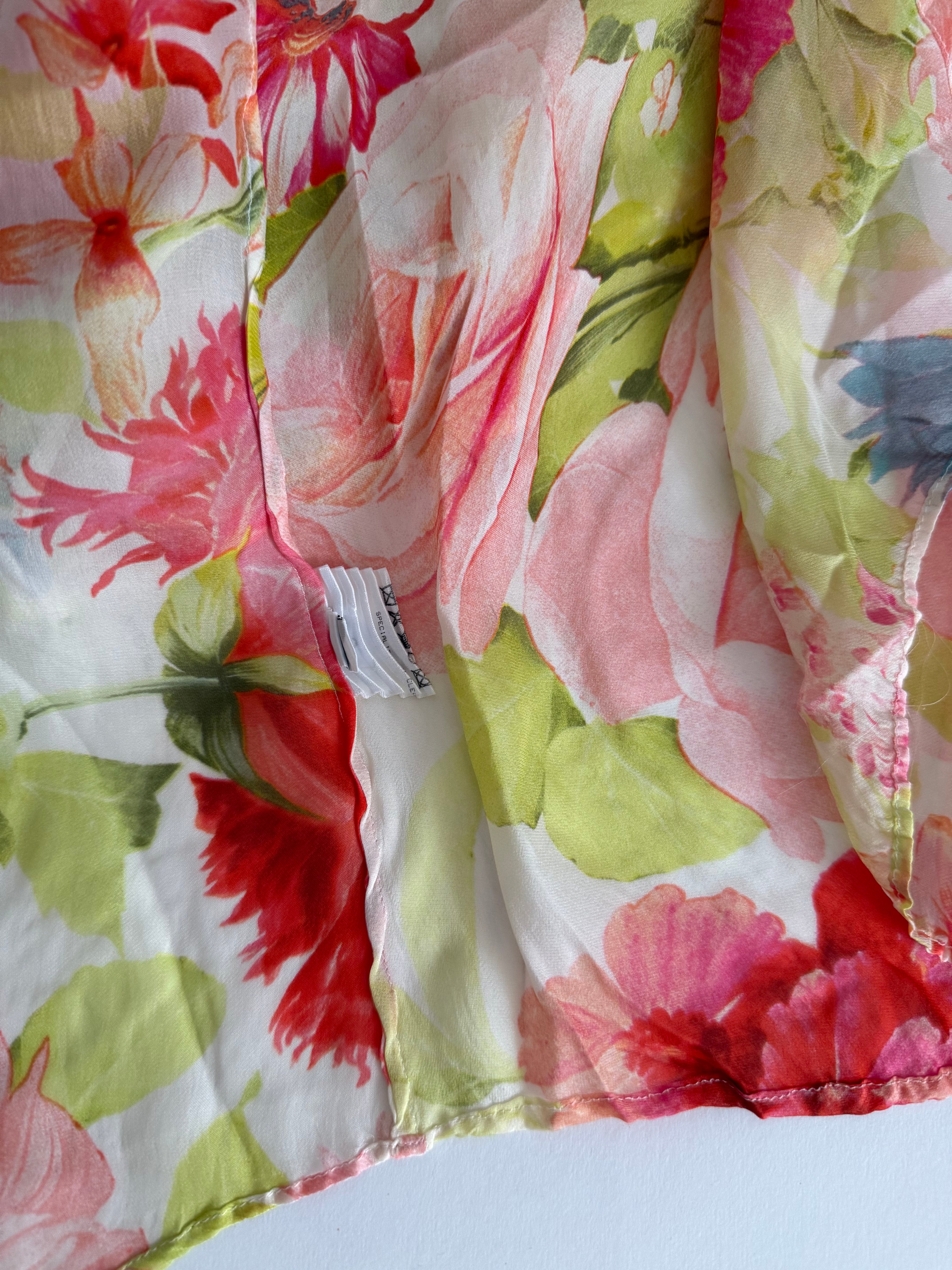 Roberto Cavalli SS 2000 silk floral shirt