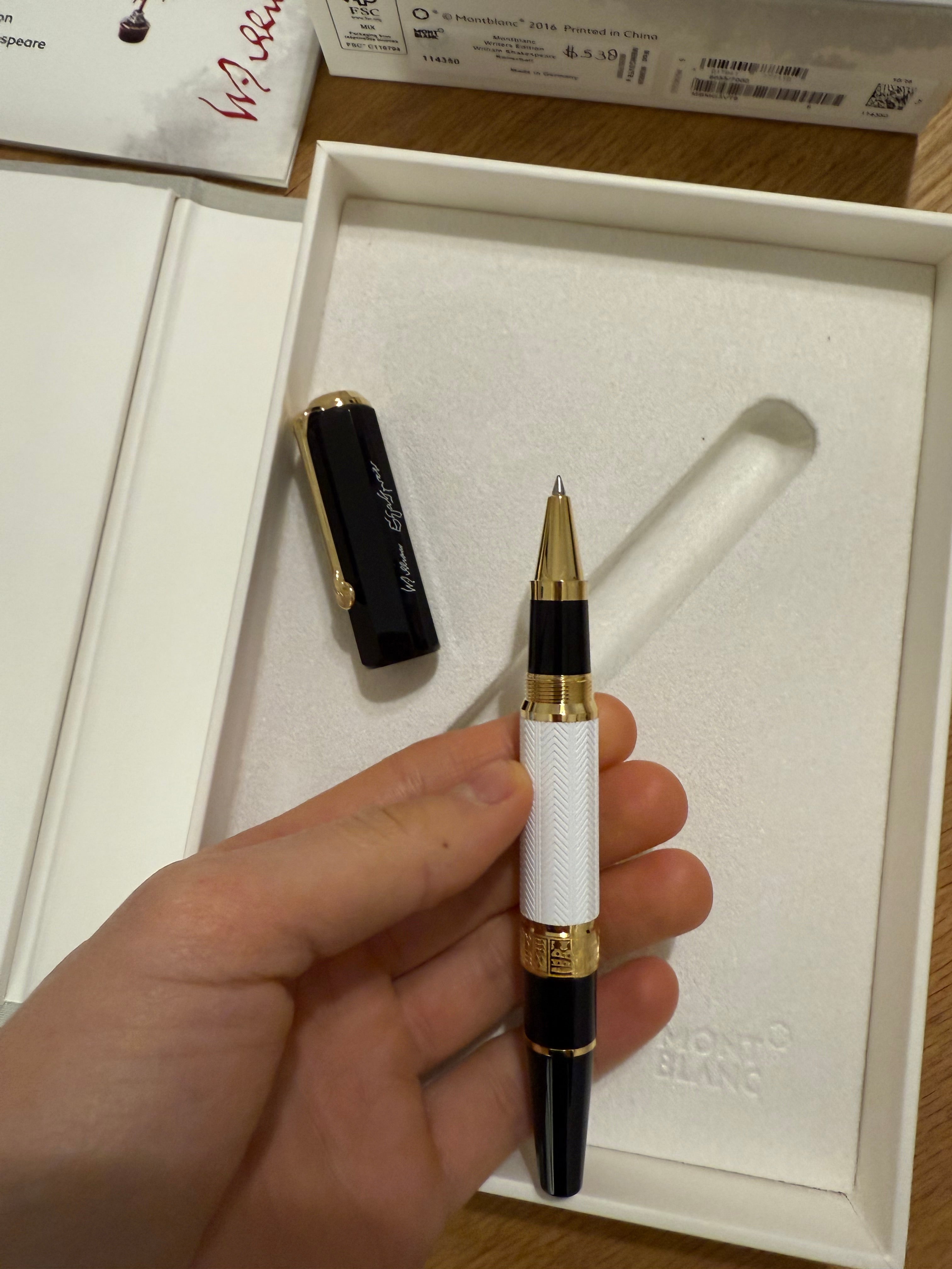 Montblanc Writers Edition William Shakespeare Rollerball pen
