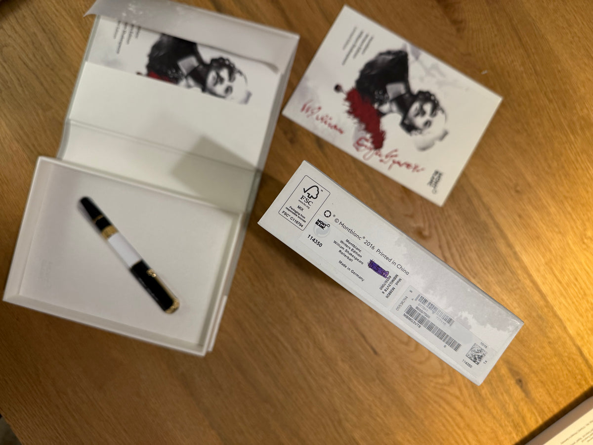 Montblanc Writers Edition William Shakespeare Rollerball pen