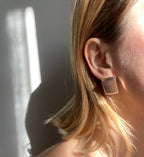 925 silver 80s earrings vintage