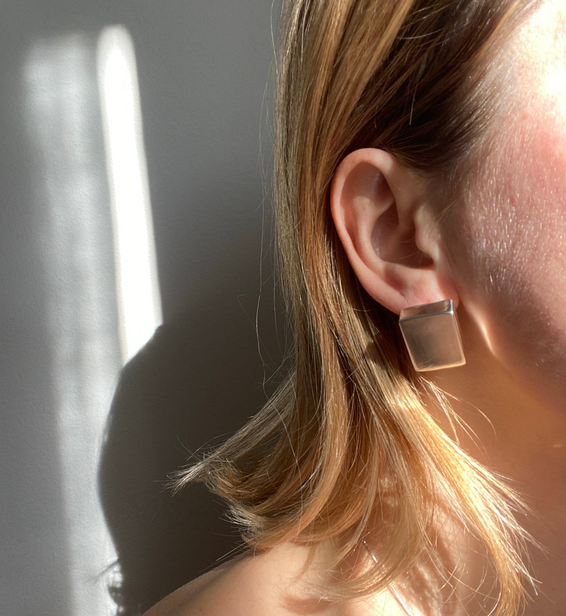 925 silver 80s earrings vintage