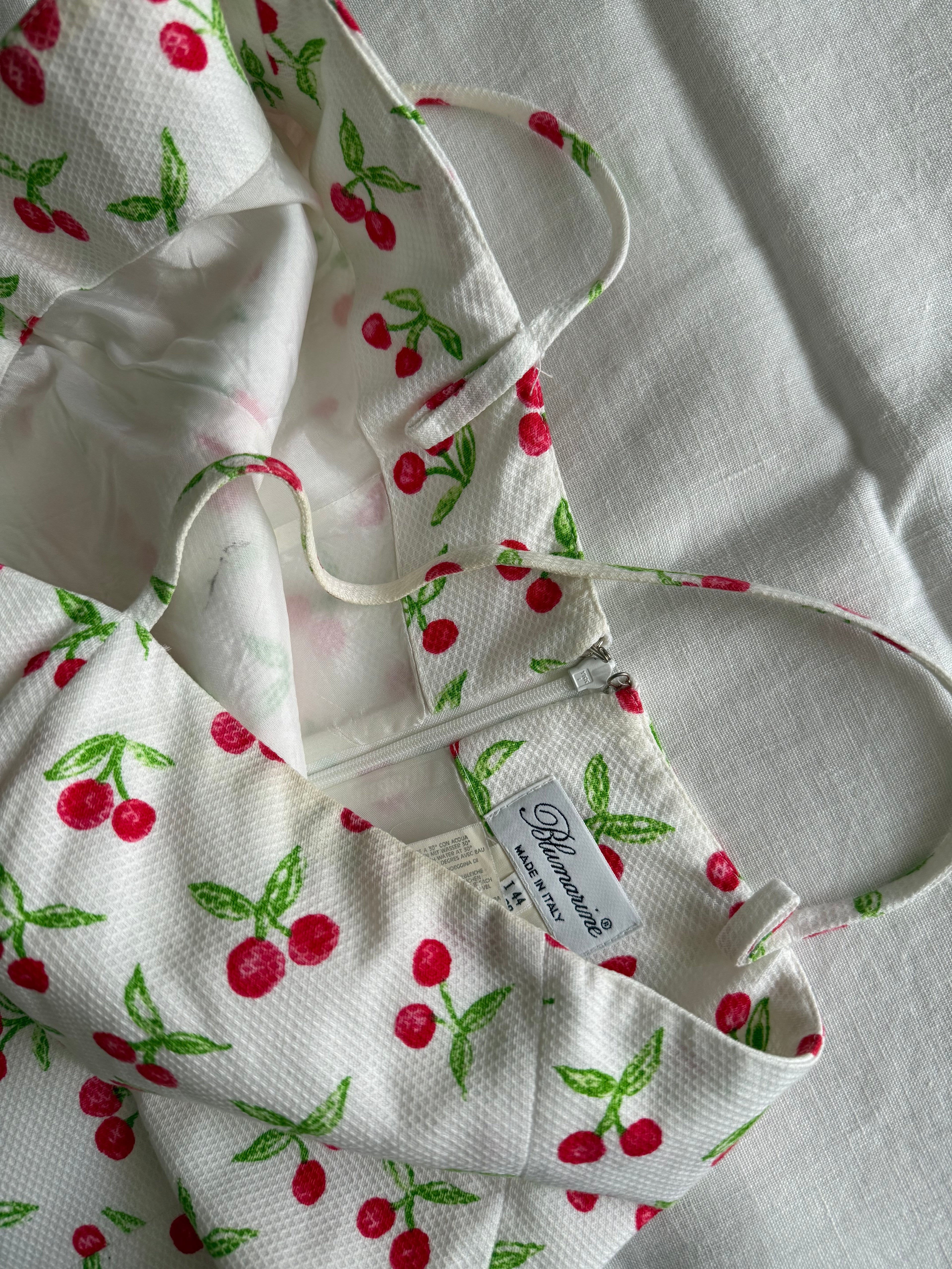 Blumarine cherry dress