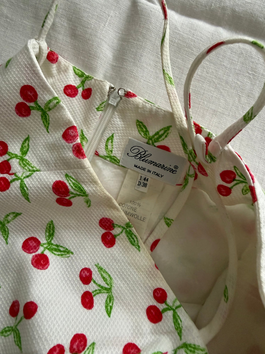Blumarine cherry dress
