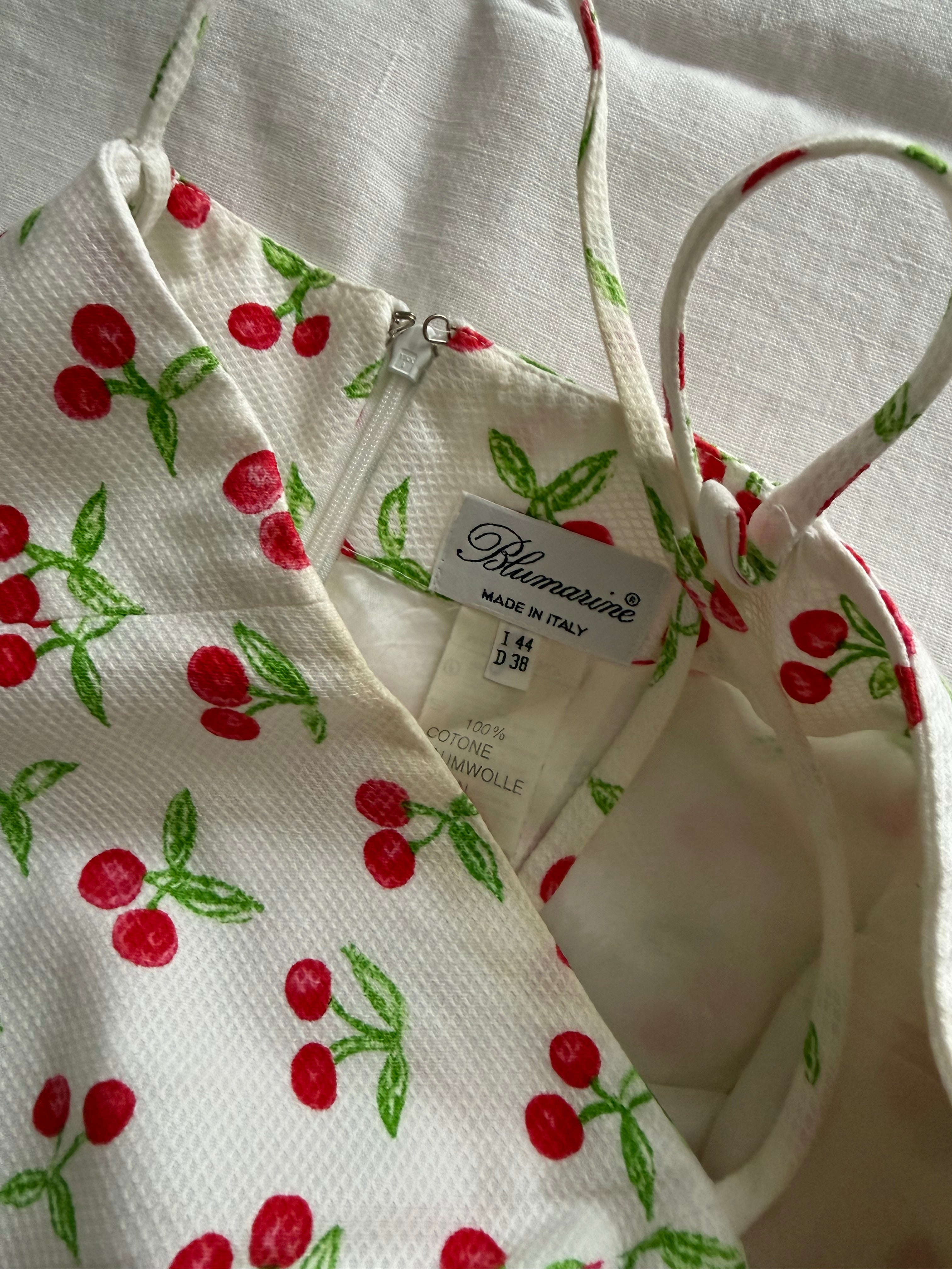 Blumarine cherry dress