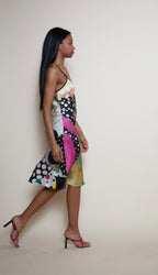 Galliano 90s silk dress