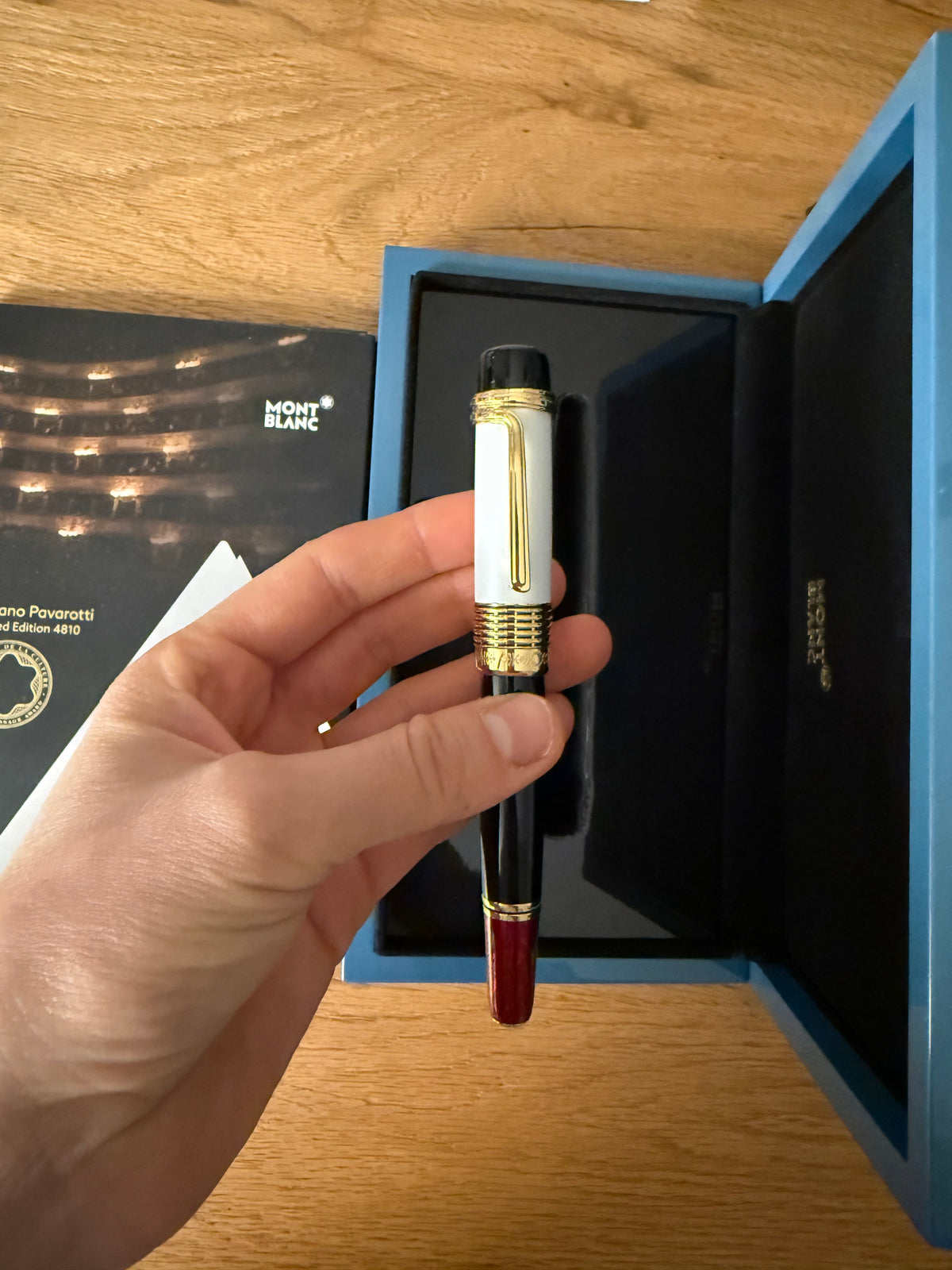 Montblanc Luciano Pavarotti Patron of Art Fountain Pen