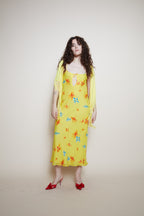 Versace dress floral print with shawl