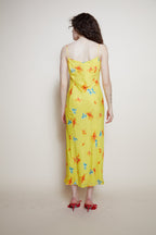 Versace dress floral print with shawl