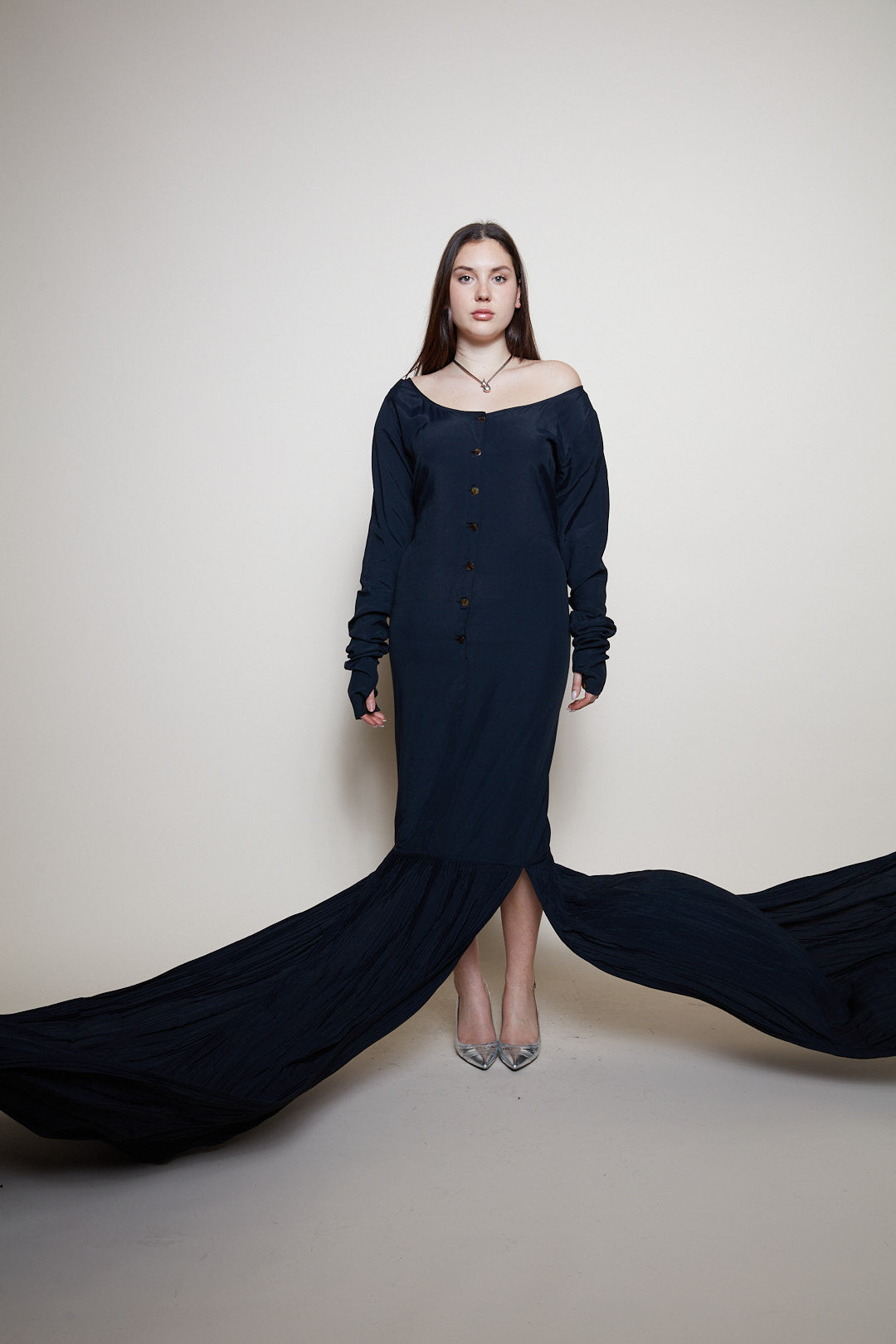 Jean Paul Gaultier 80s maxi dress