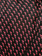Ungaro Fever midi dress pink "fall in love" hearts