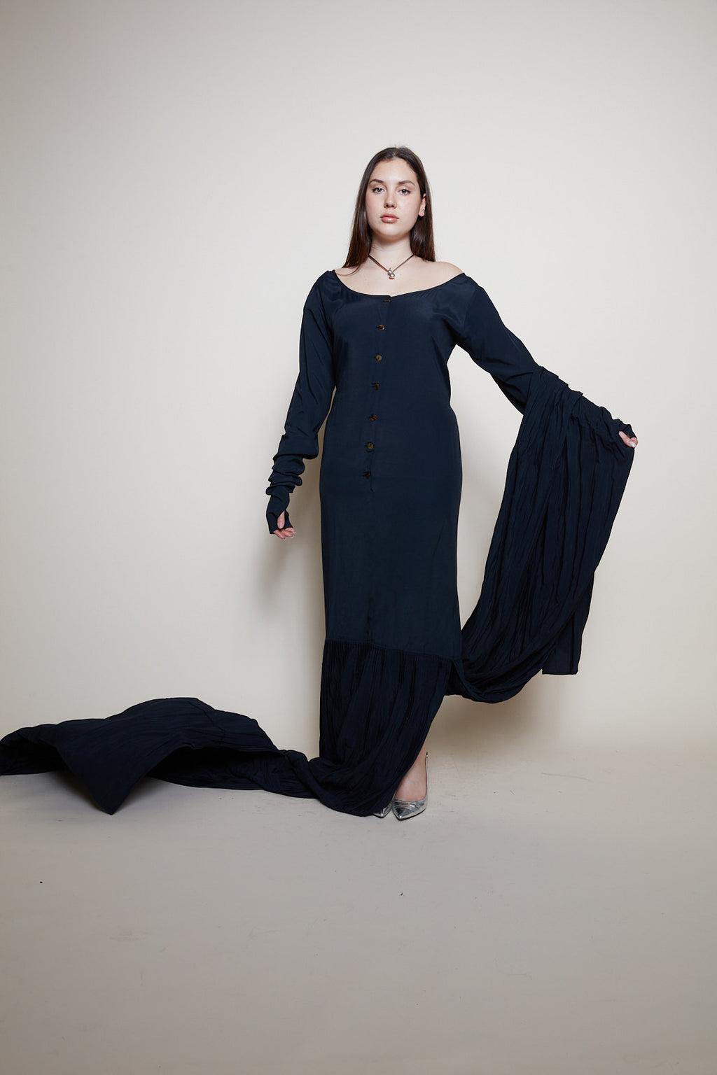 Jean Paul Gaultier 80s maxi dress