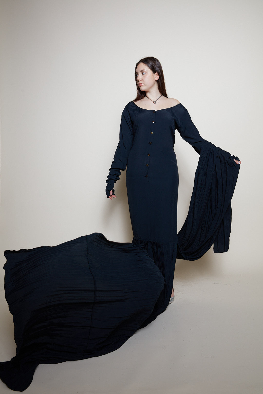 Jean Paul Gaultier 80s maxi dress