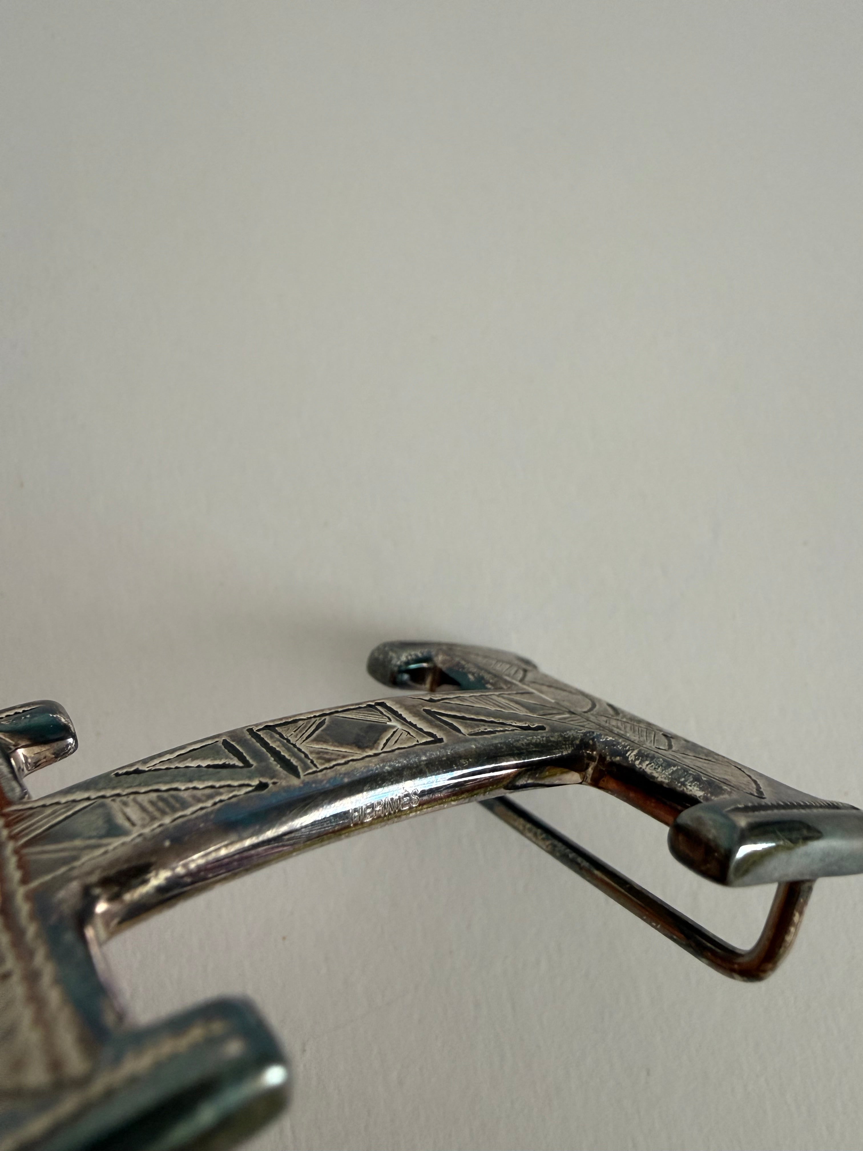 Authentic exclusive Hermès buckle Touareg H