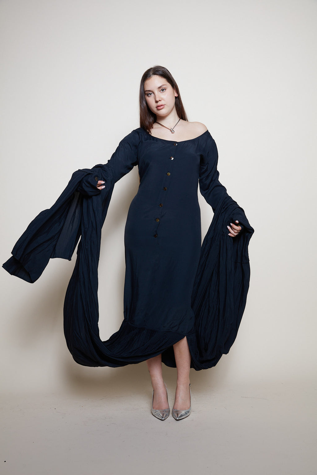 Jean Paul Gaultier 80s maxi dress
