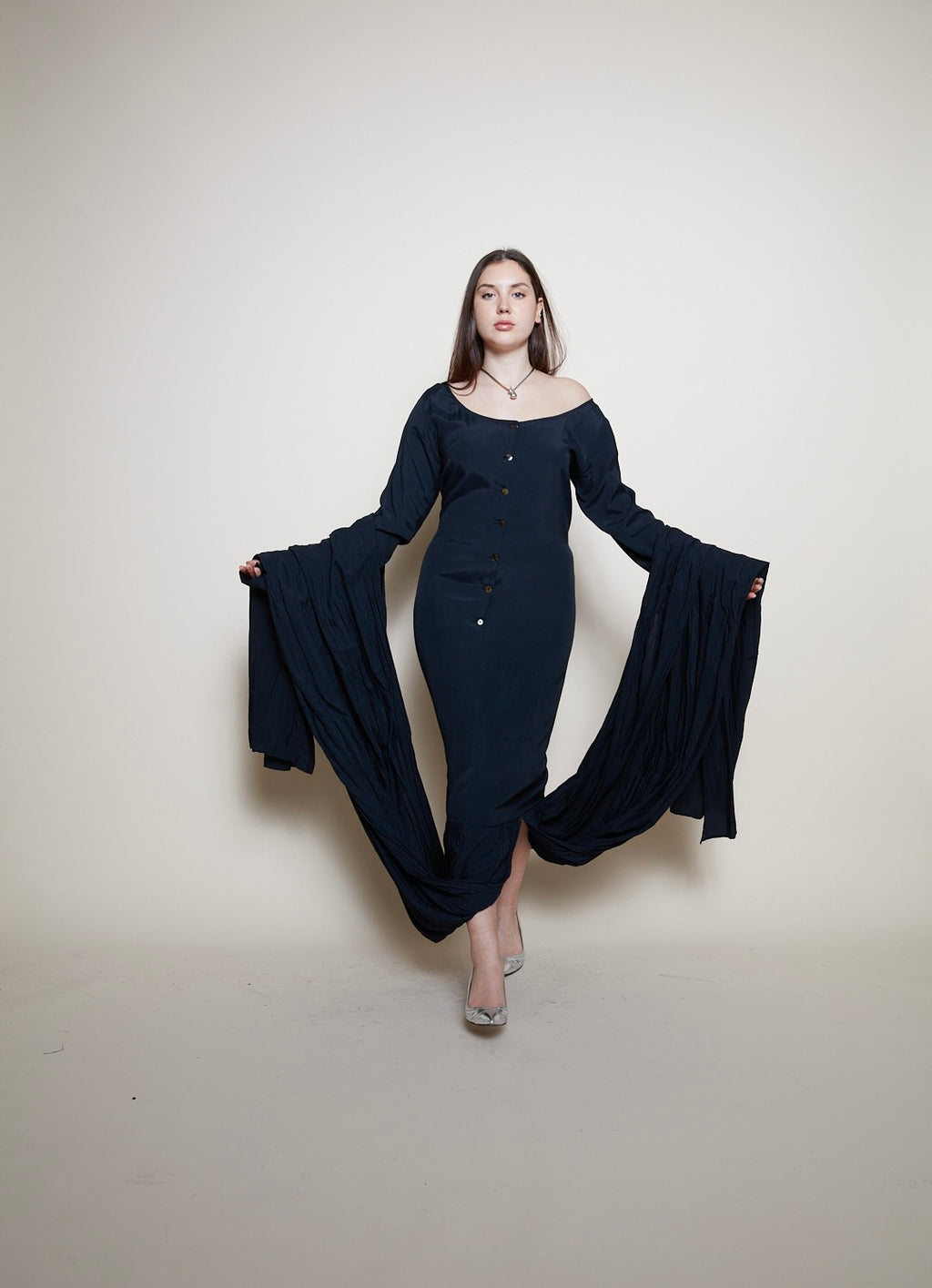 Jean Paul Gaultier 80s maxi dress
