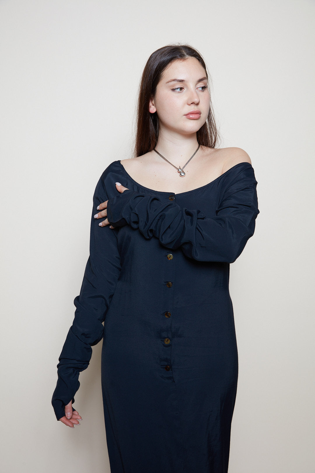 Jean Paul Gaultier 80s maxi dress