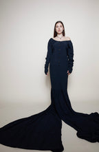 Jean Paul Gaultier 80s maxi dress