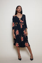 80s floral dress Radley