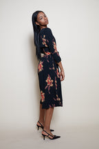 80s floral dress Radley