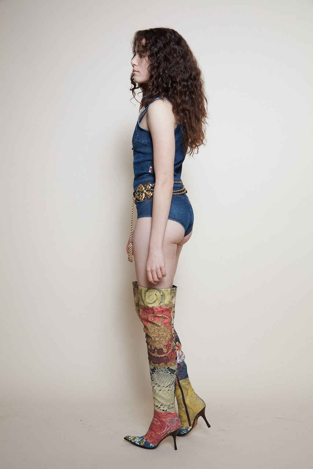 Jean Paul Gaultier denim jumpsuit