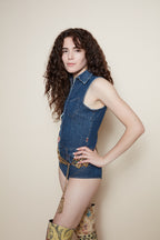 Jean Paul Gaultier denim jumpsuit