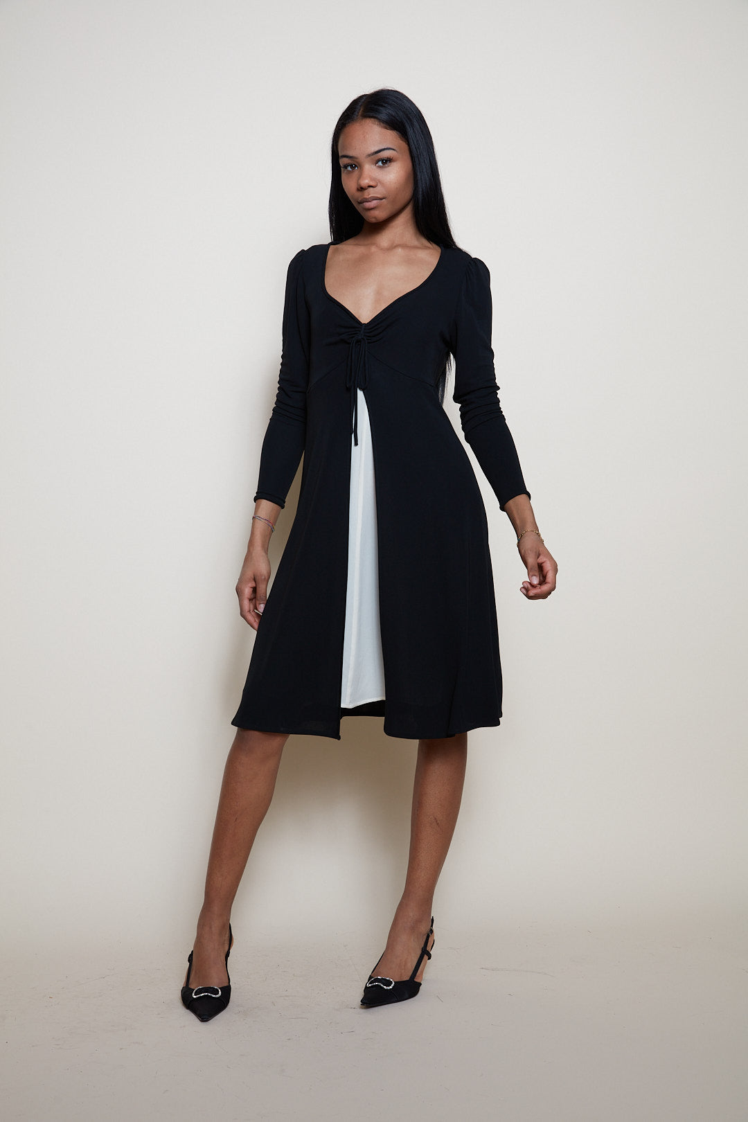 Moschino black mini dress