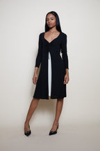 Moschino black mini dress