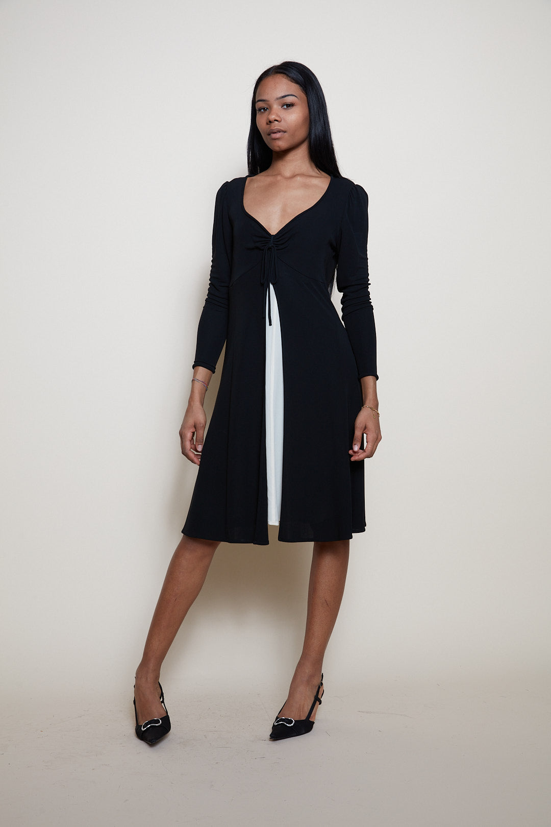Moschino black mini dress
